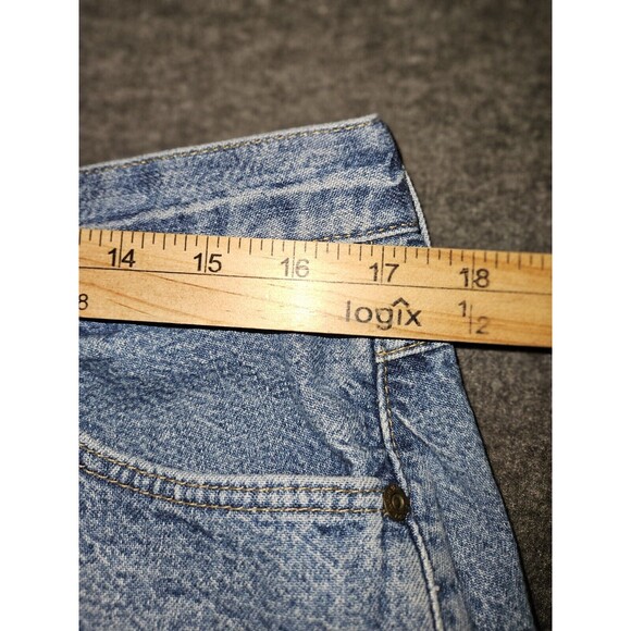 Vintage Wrangler Blues Jeans Women's 16x32 Tapered Blue USA Western Cowgirl - Picture 3 of 10